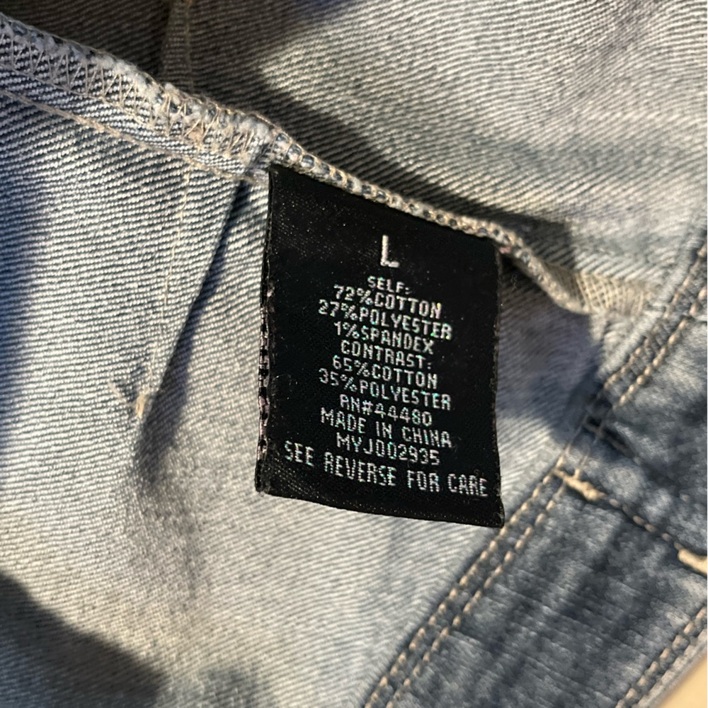 Cropped Denim Jacket with Knit Sleeves